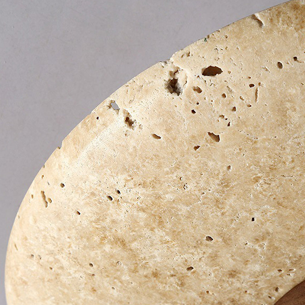 Rynx | Industrial Modern Beige Stone Wall Lamp