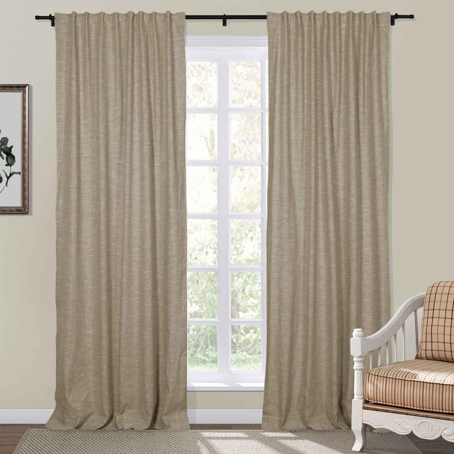 Rynx | Aira - Linen-Cotton Curtain with Soft Fabric
