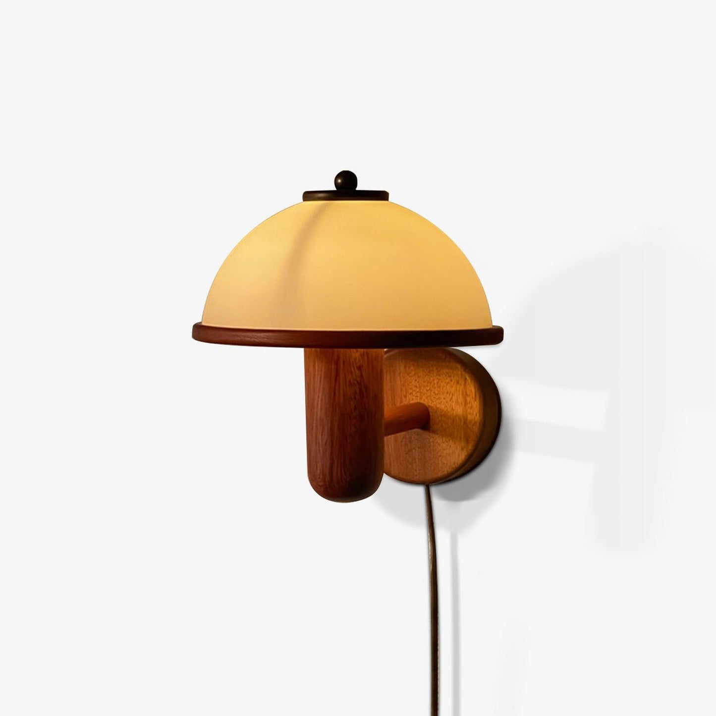 Rynx | Nordlys Nature Wall Light – Mushroom-shaped Wood-look Decor