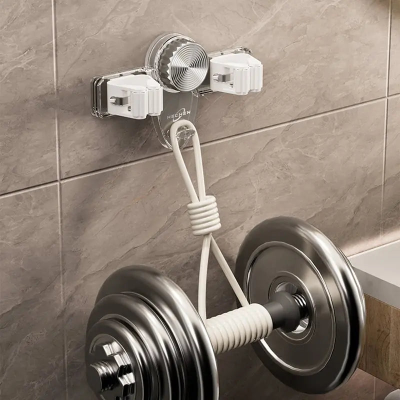 Rynx | Space-saving holder for brooms & tools – Quickly mounted, no drilling