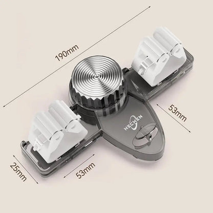 Rynx | Space-saving holder for brooms & tools – Quickly mounted, no drilling