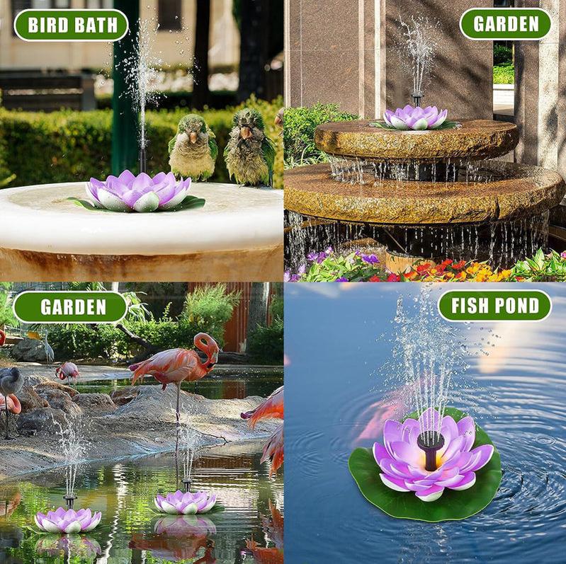 Rynx | Waterlily solar fountain kit