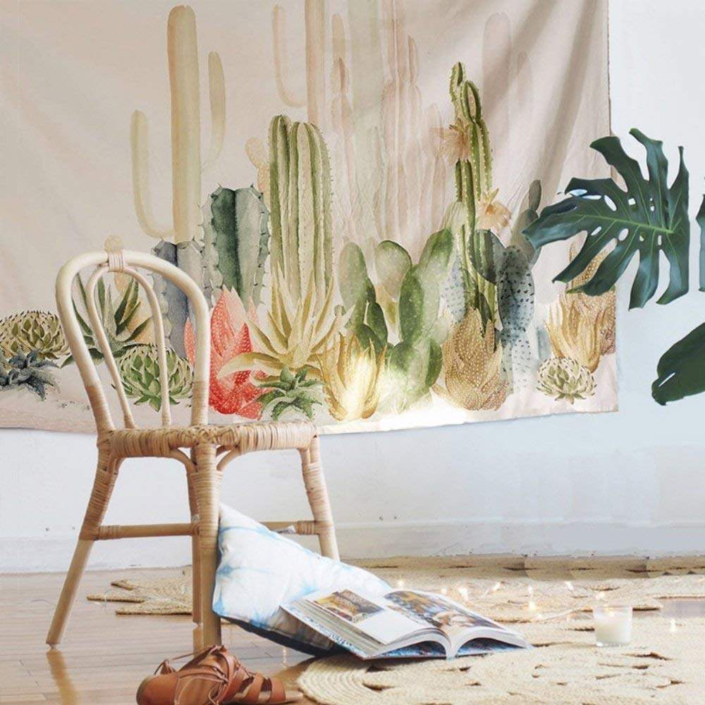 Rynx | Watercolor Cactus Tapestry