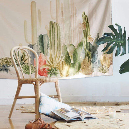 Rynx | Watercolor Cactus Tapestry