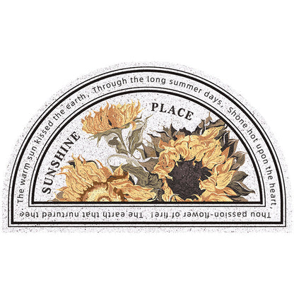 Rynx | White Sunflower Entrance Mat