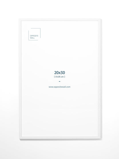 Rynx | White Oak Frame, 20x30 in | 51x76 cm