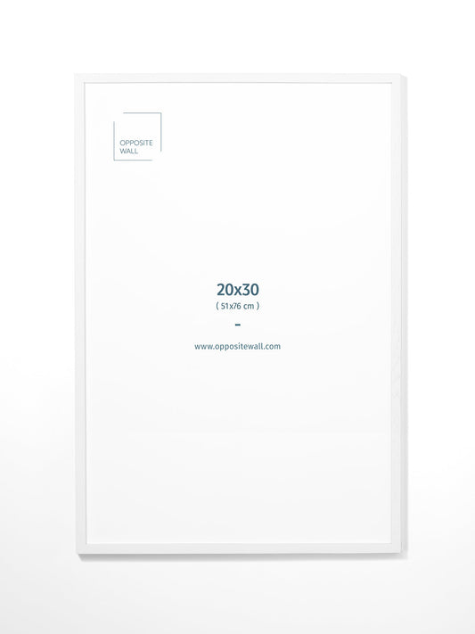 Rynx | White Oak Frame, 20x30 in | 51x76 cm