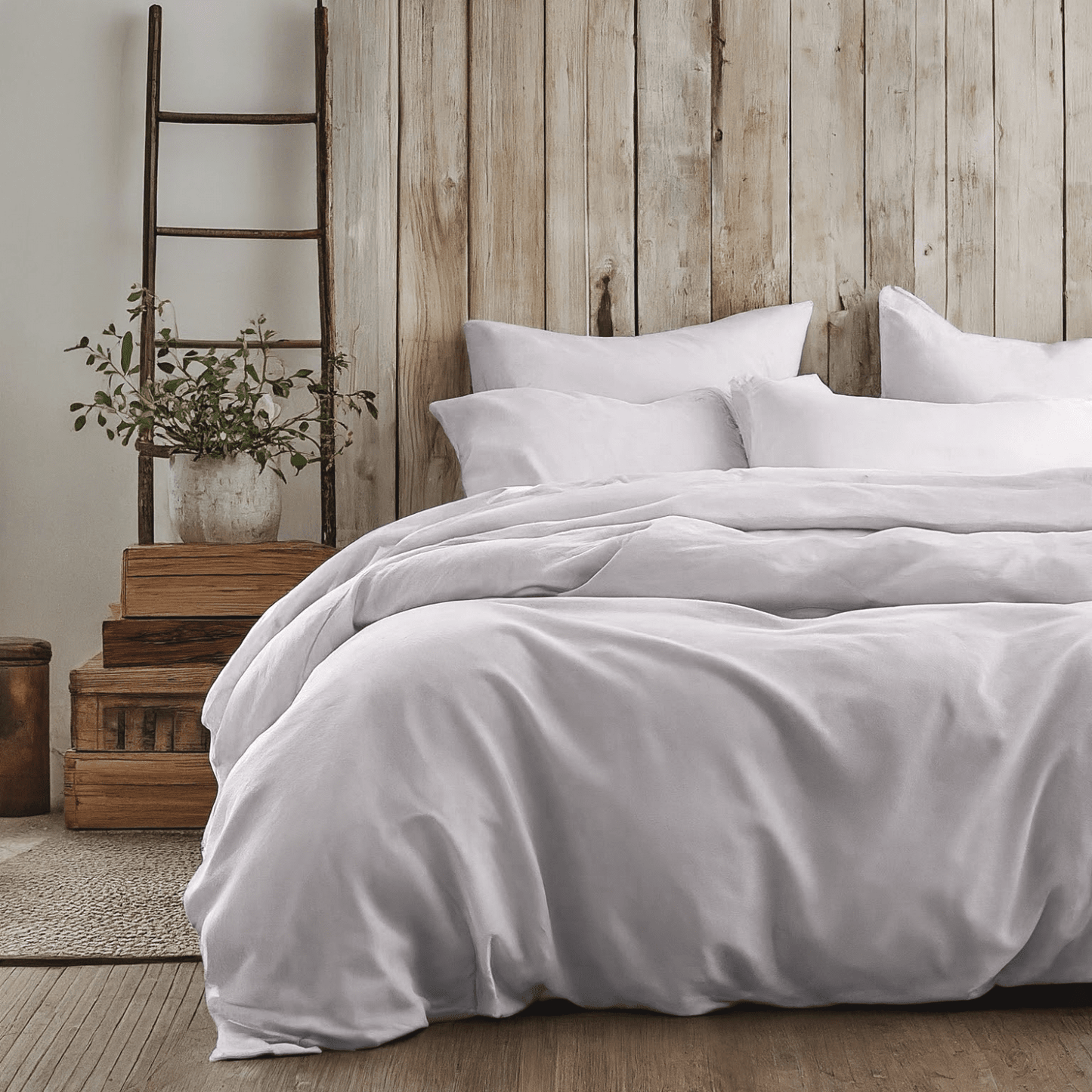 Rynx | Easy-care Cloud White Bedding Cover Set