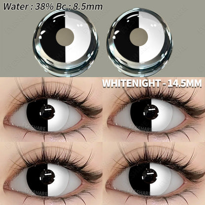 Rynx Cosplay Whitenigh 14.5mm 1 Pair | 1 Year