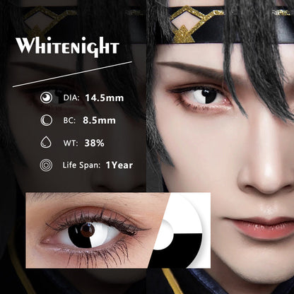 Rynx Cosplay Whitenigh 14.5mm 1 Pair | 1 Year