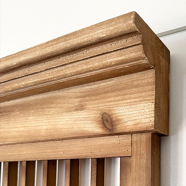 Rynx | Natural wooden shutters wall decor, set of 3