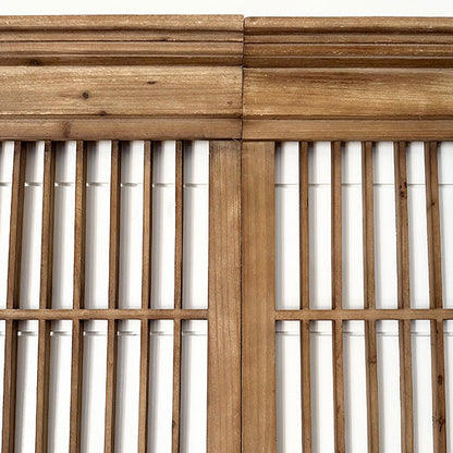 Rynx | Natural wooden shutters wall decor, set of 3