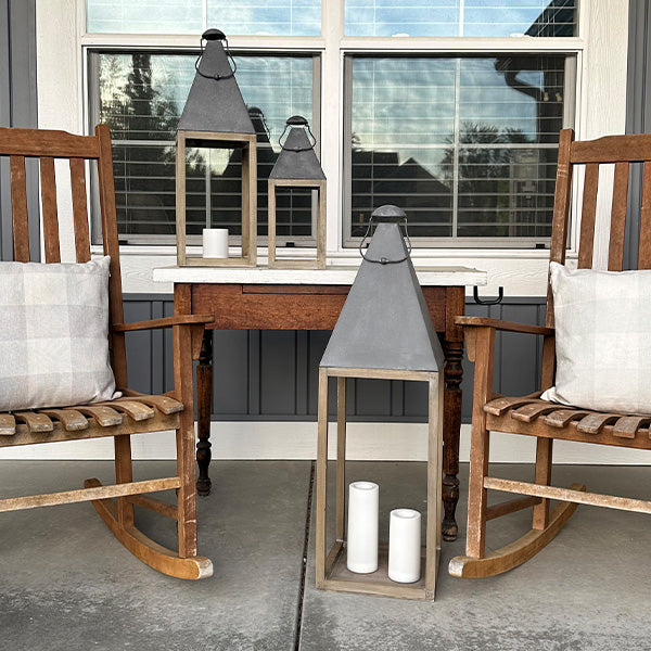 Rynx | Myra Oversized Floor Lanterns, Set of 3