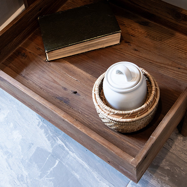 Rynx | 69 Inch Modern Ladder Pine Wood Shelf