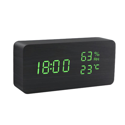 RYNX | Led Wooden Digital Clock