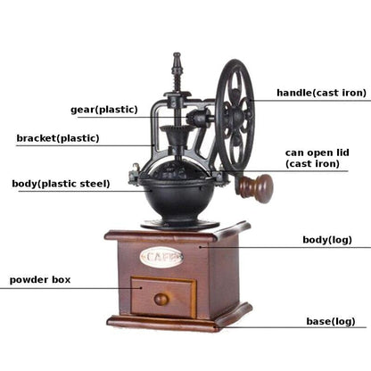 Rynx | Wooden Manual Coffee Grinder