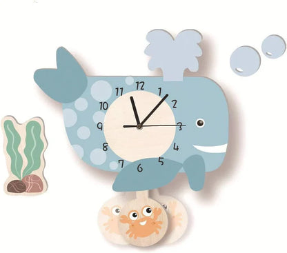 Rynx | Children's Pendant Clock with Animal Patterns