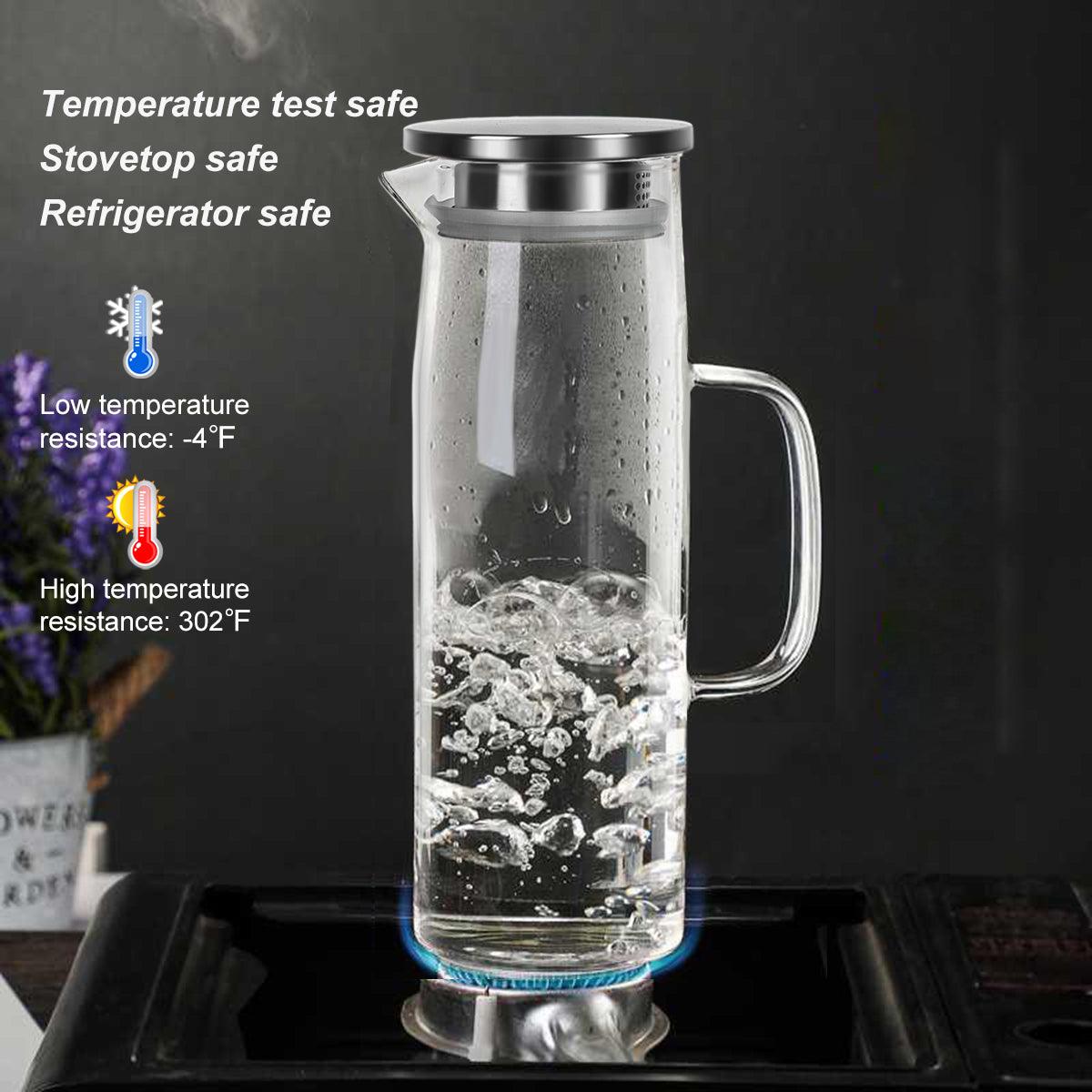 Rynx | Cylindrical heat-resistant glass jug
