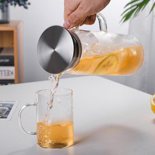 Rynx | Cylindrical heat-resistant glass jug