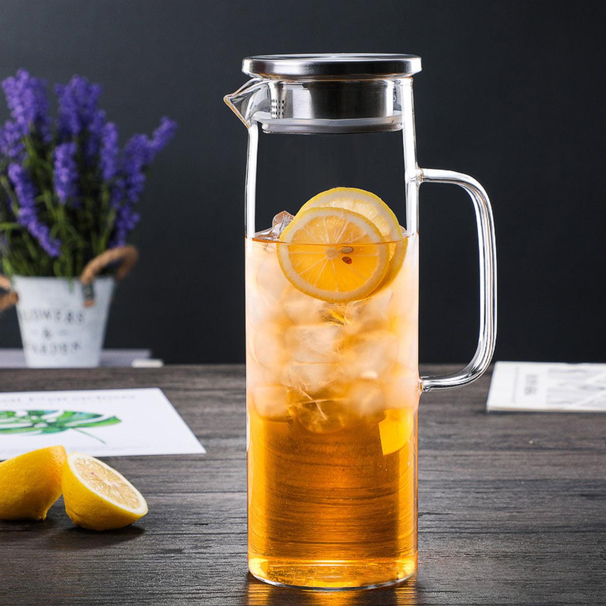 Rynx | Cylindrical heat-resistant glass jug