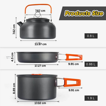 Rynx | Portable Outdoor Cooking Set - CampEase