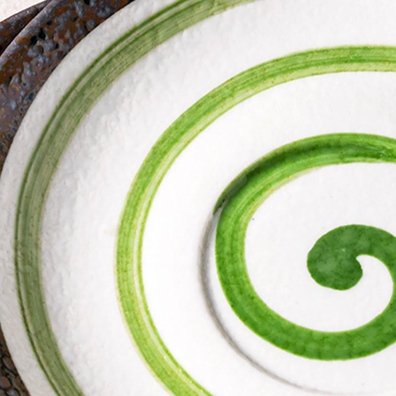 Rynx | 2-piece Set Stoneware Matcha Tea Cup and Plate