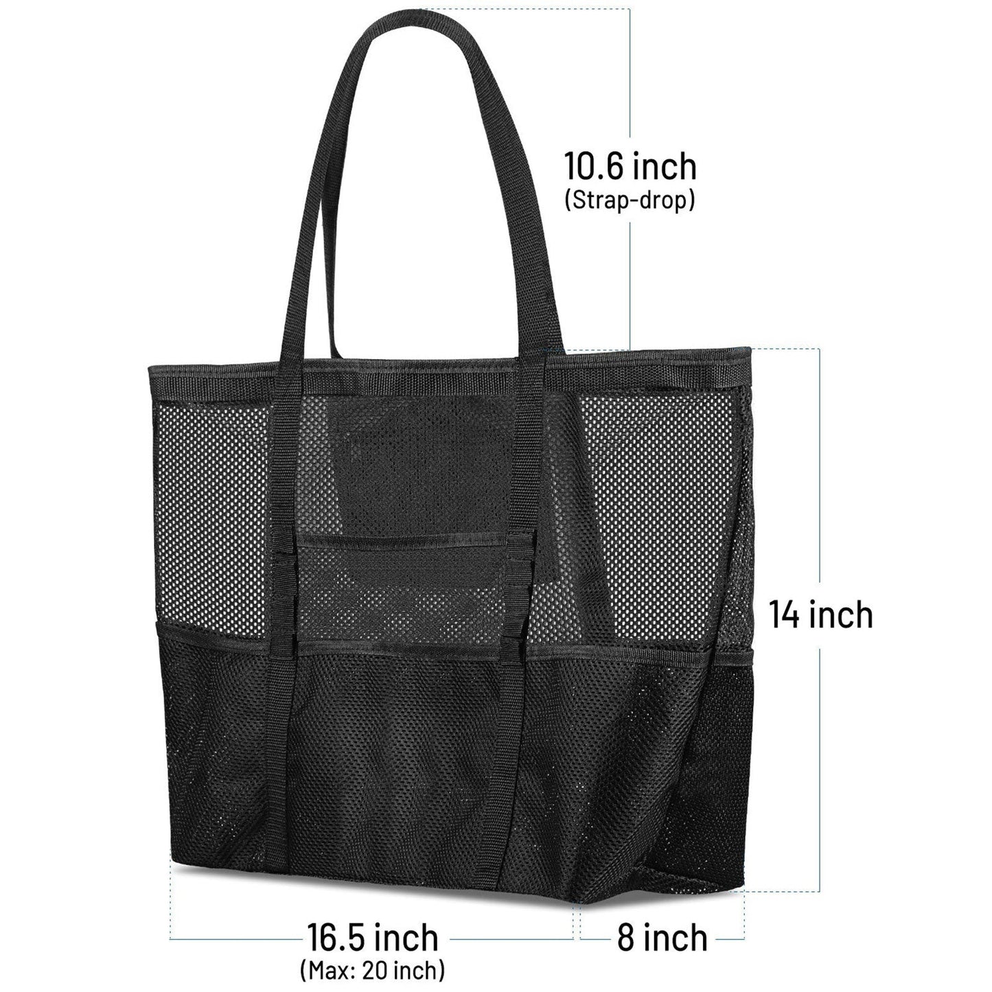 Rynx | 9 Pocket Mesh Beach Bag