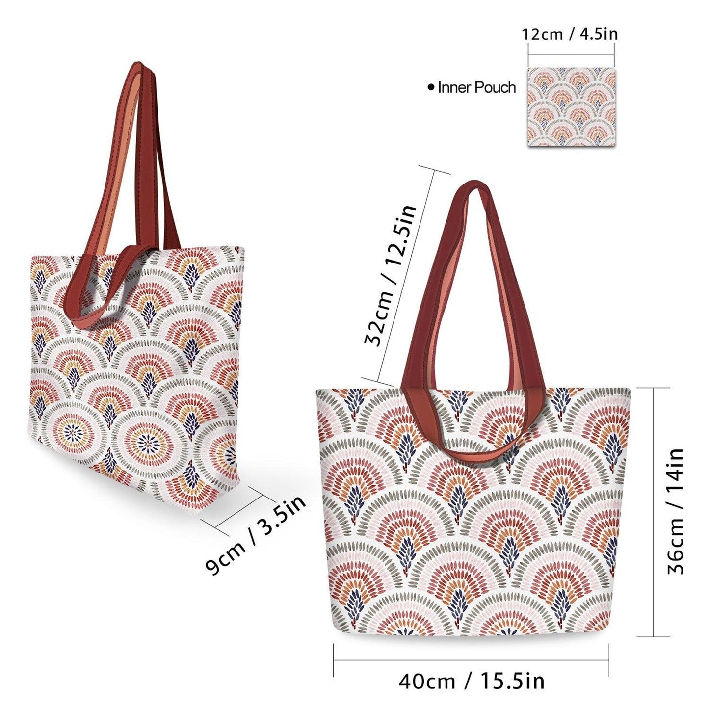 Rynx | Retro pattern foldable tote bags