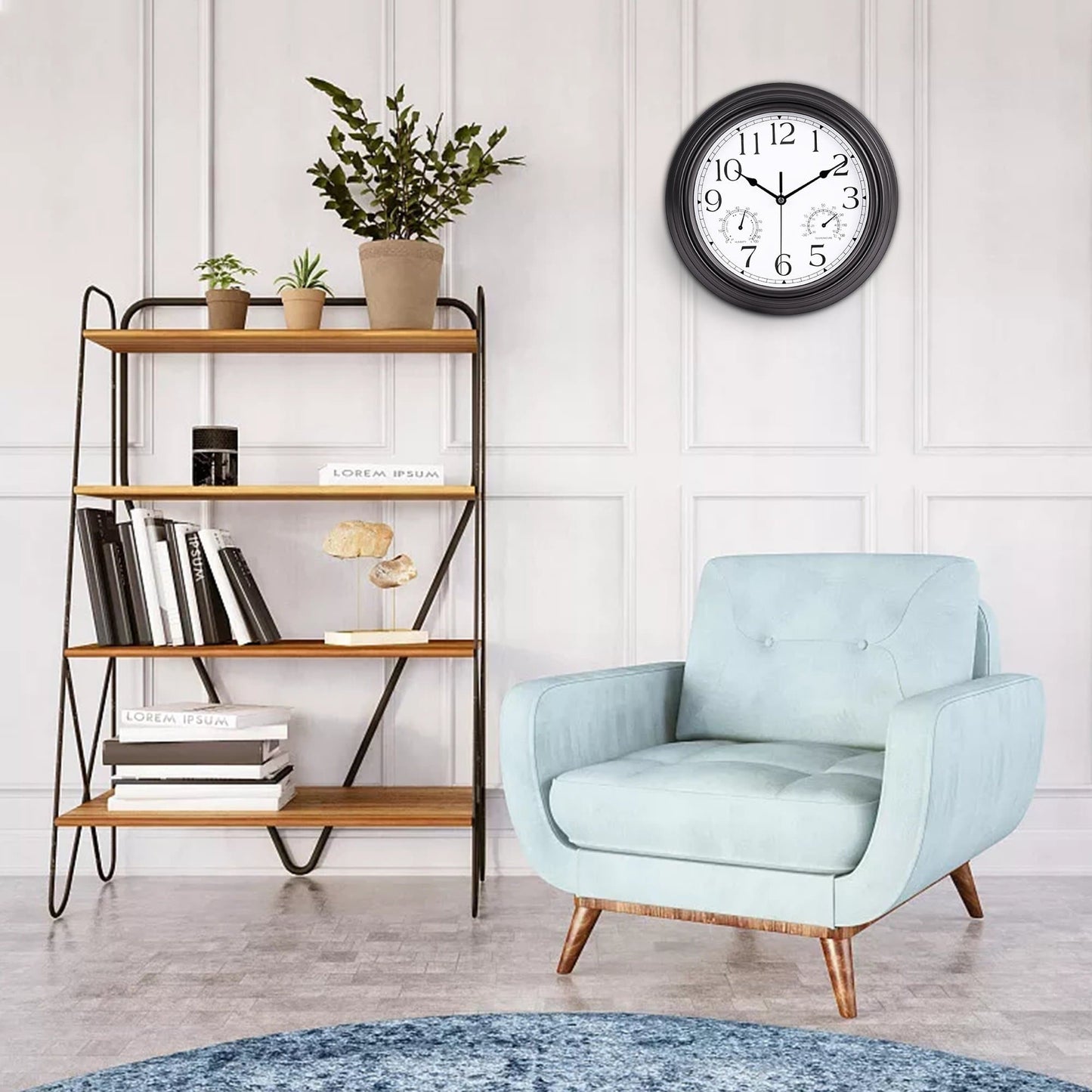 Rynx | Retro Non-Ticking Wall Clock