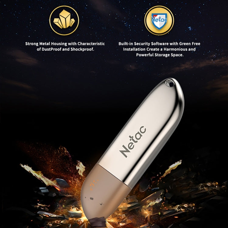 Rynx | Netac U352 128GB USB 3.0 High-Speed Sharp-Knife USB Flash Drive U-Disk