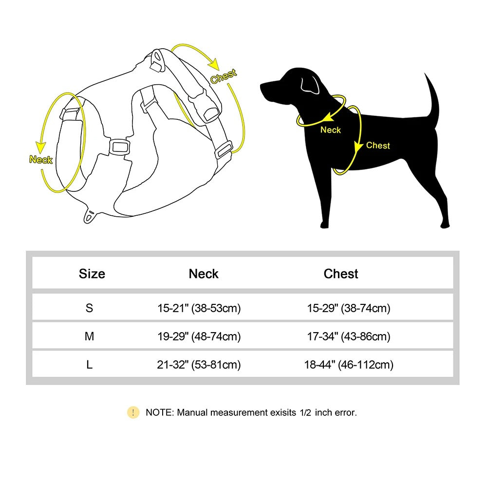 Rynx | Reflective No-Pull Mesh Nylon Dog Harness for Medium to Large Dogs