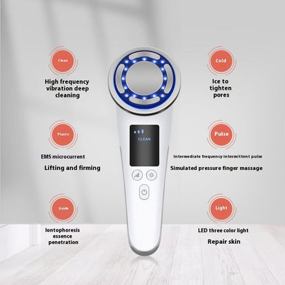 Rynx | Hot And Cold Pulse Beauty Instrument Facial Vibration Massage Instrument