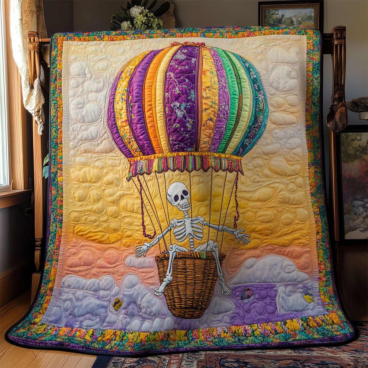 Rynx | Skeletons Sky Travel Quilt