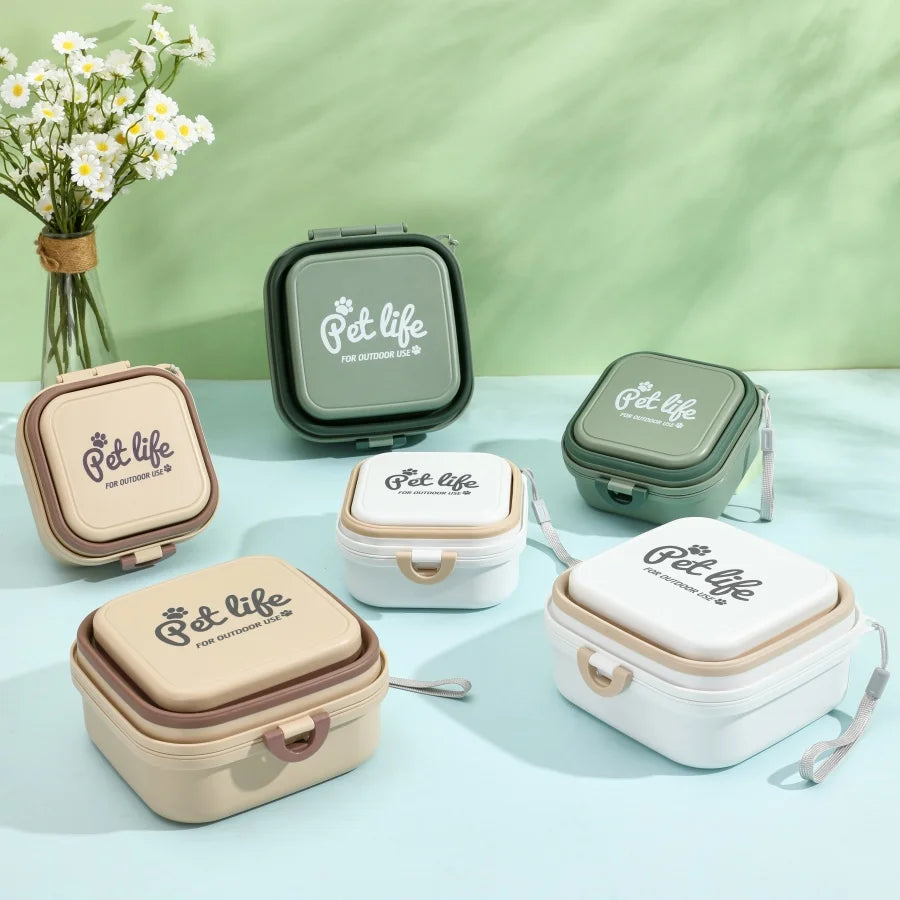 Rynx | Portable Double-decker Collapsible Travel Bowl