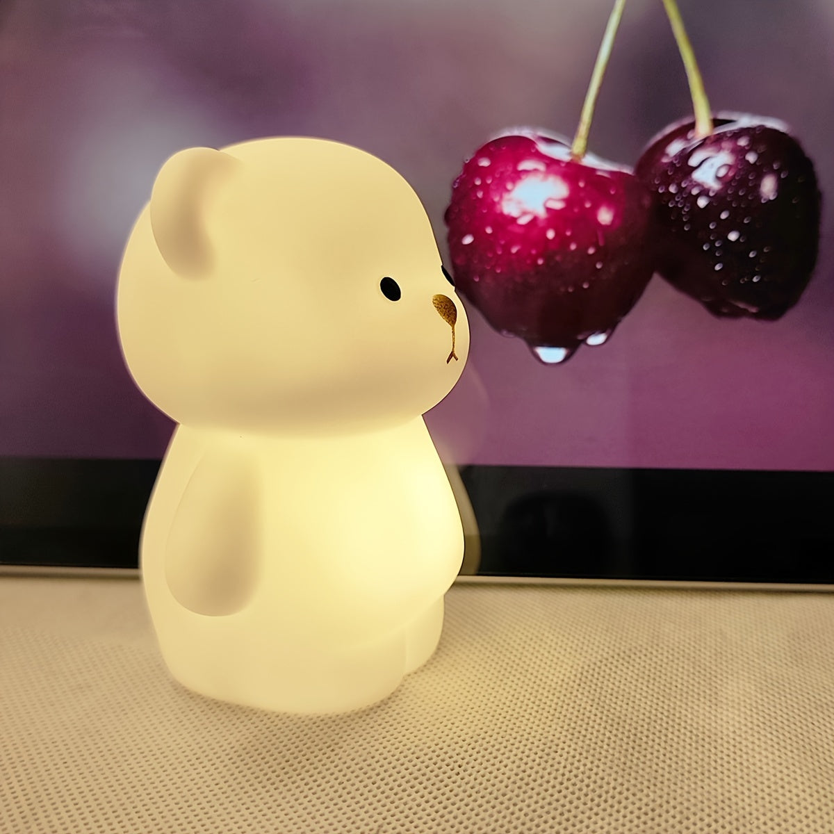 Rynx | RusticBear - Freestanding Bear Night Lamp with LED Spotlight