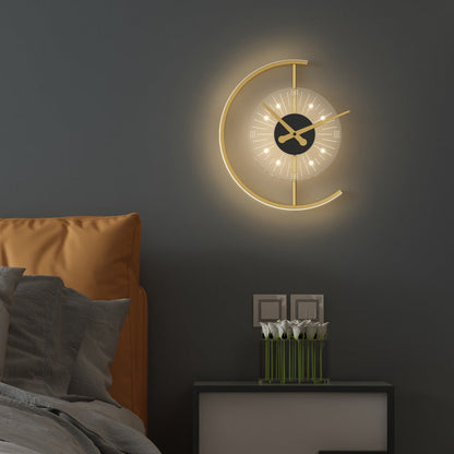 RYNX | Nordic Minimalist Silent Clock Wall Lamp
