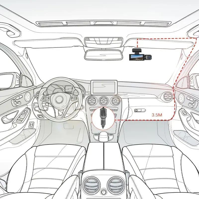 Rynx | Front and rear view camera