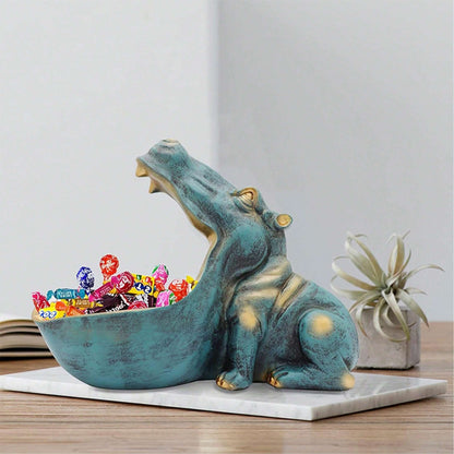 Rynx | HippoServe - Hippo figure with candy bowl & keychain