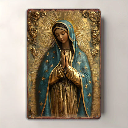 Rynx | GuadalupeSign - Vintage Virgin of Guadalupe Metal Sign