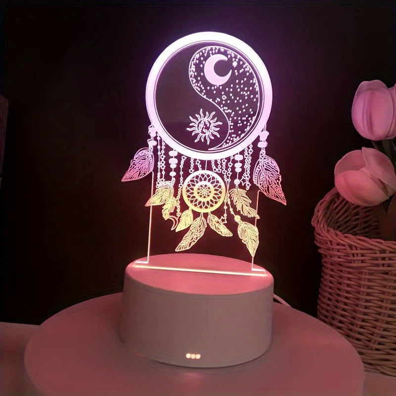 Rynx | DreamLight - 3D Dreamcatcher LED Table Lamp