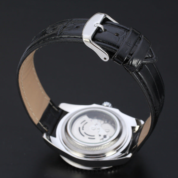 Rynx | Mechanical Watch Men's Leather Belt Fashion Retro