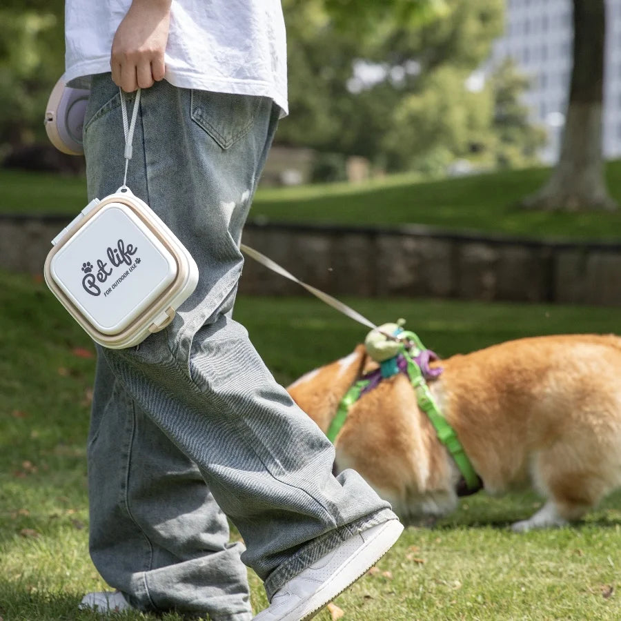 Rynx | Portable Double-decker Collapsible Travel Bowl