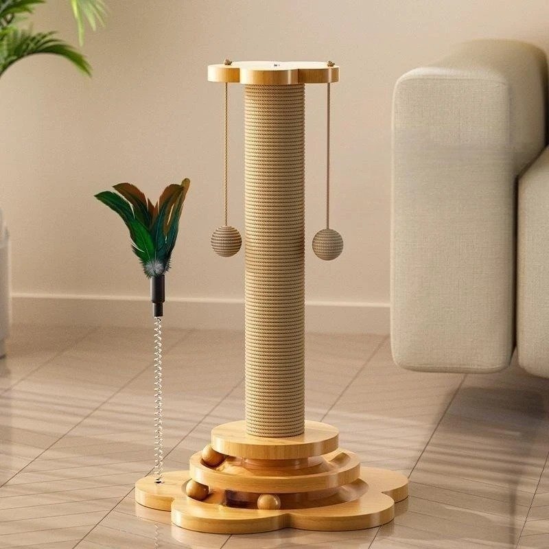 Rynx | Durable Wood Cat Turntable