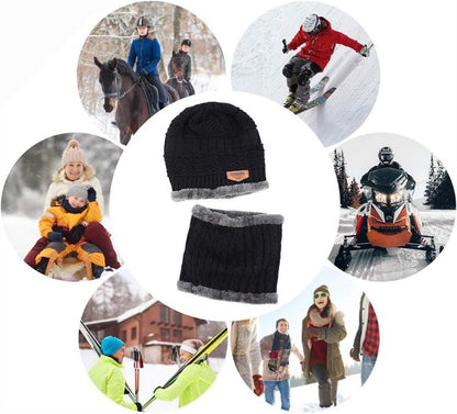 Rynx | Unisex Warm Winter Hat and Scarf Set