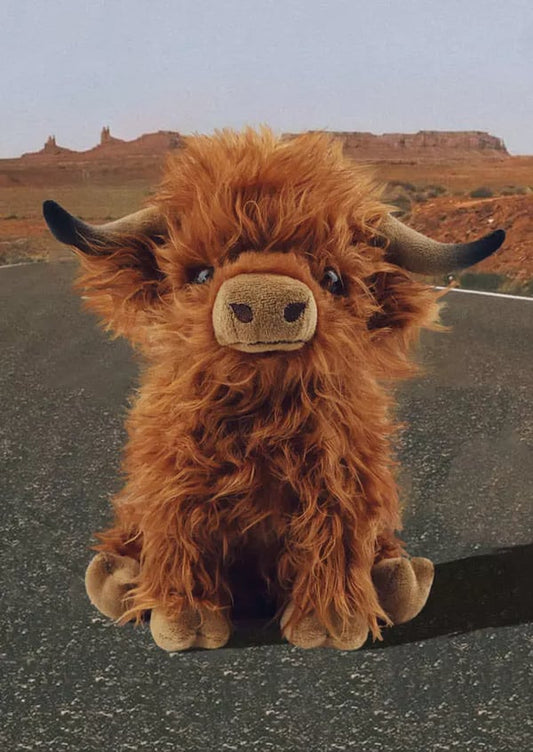 RYNX | Plush Toy - Soft And Cuddly Highland Cow Plush