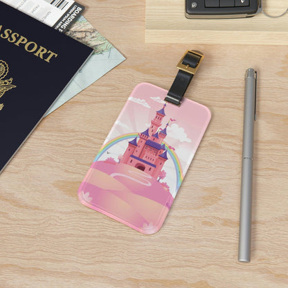 Rynx | Enchanting Fairy-Inspired Luggage Tag Set with Customized Leather Strap