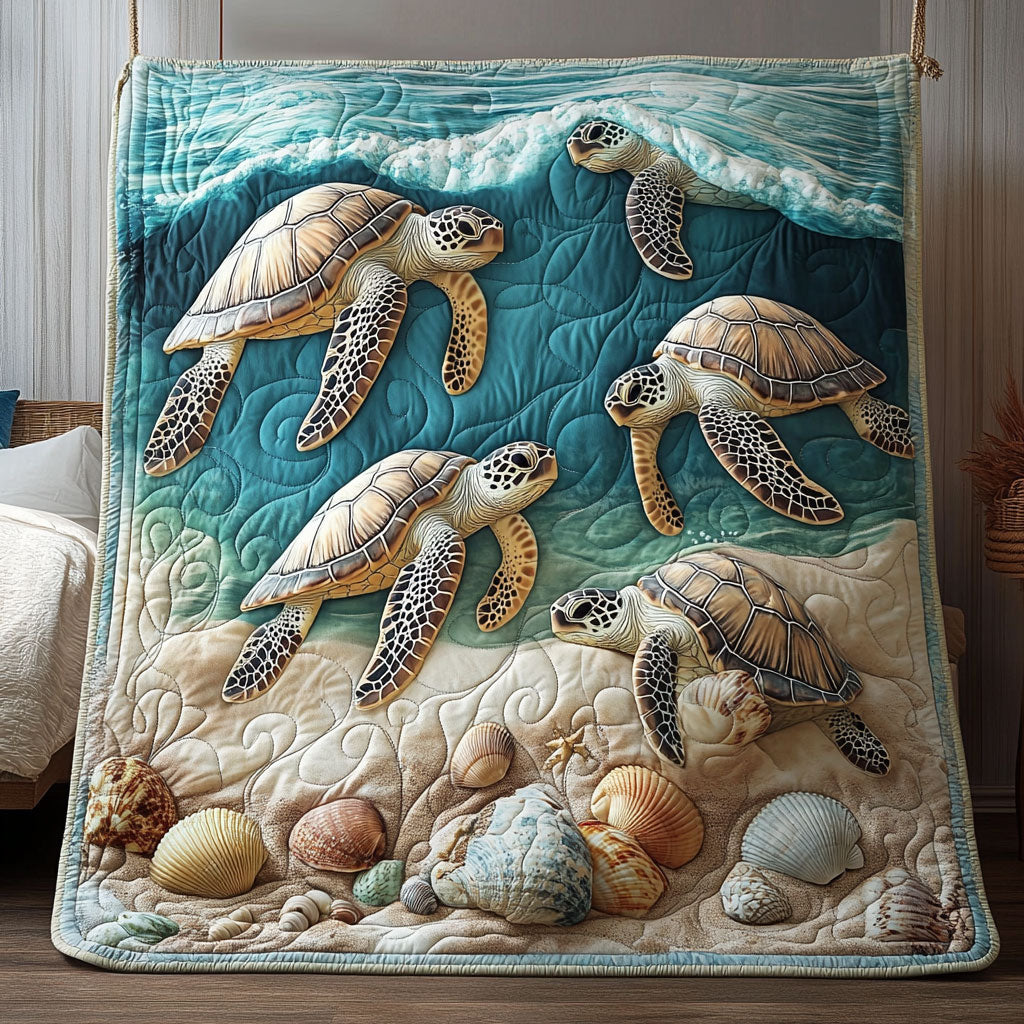 Rynx | Turtle Ocean quilt