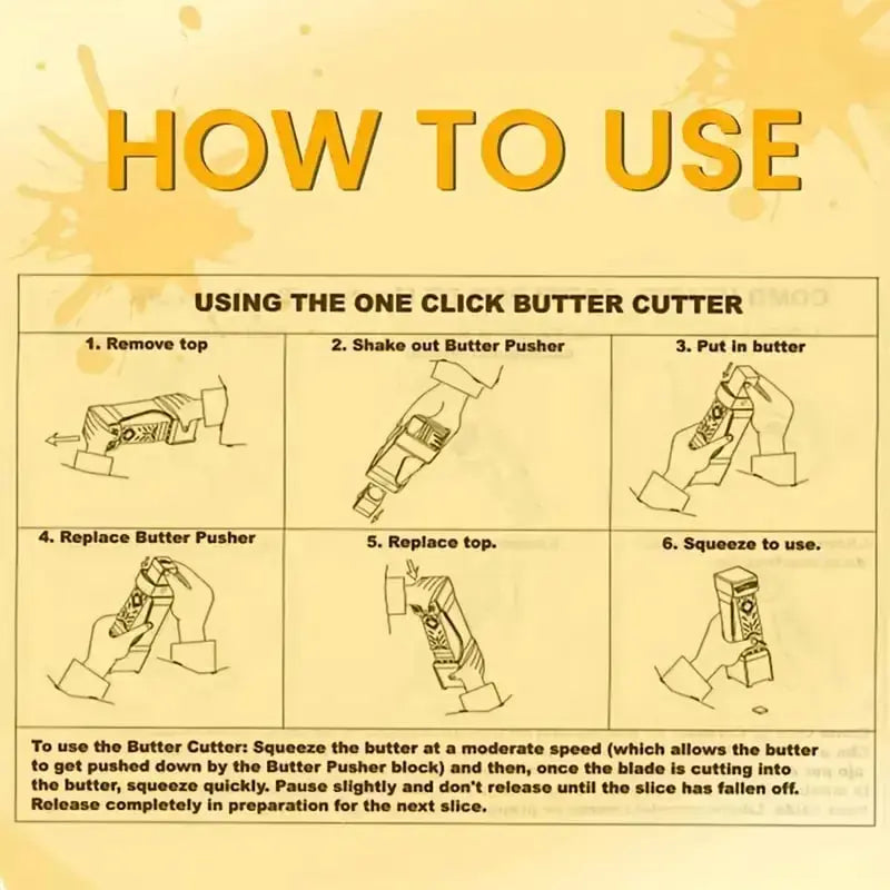 Rynx | Portable Butter Cutter – Clean Cutting with One-Hand Operation
