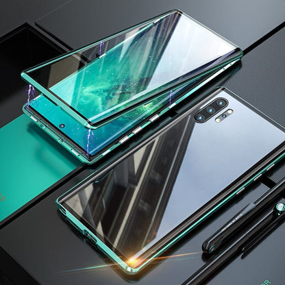Rynx | Magnetic tempered glass double-sided phone case for Samsung