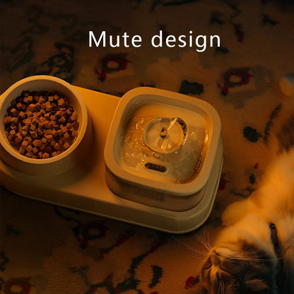 Rynx | 1L Automatic Cat Water Fountain & Food Bowl
